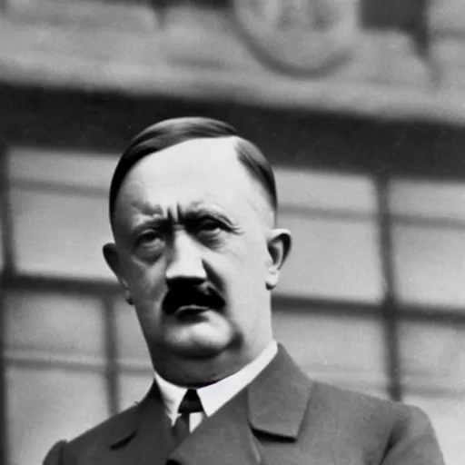 Prompt: hitler posing in hungary