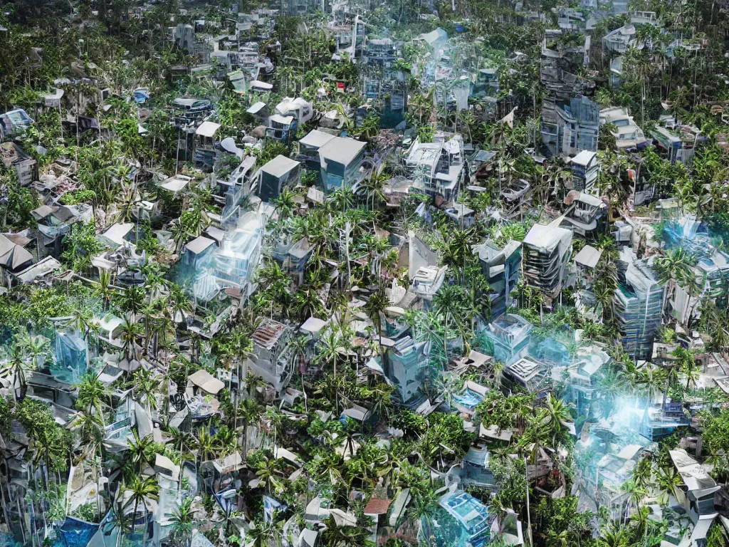 Image similar to a photo of futuristic bali island in the year 2 0 5 0, perfect faces, 5 0 mm, award winning photography