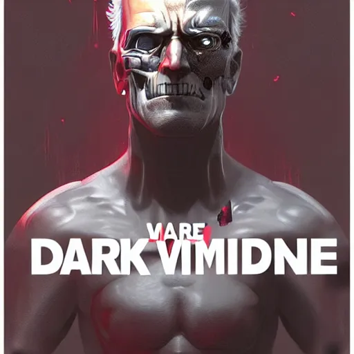 Prompt: Dark Biden, The Terminator, 3d concept render by WLOP, trending on cgsociety