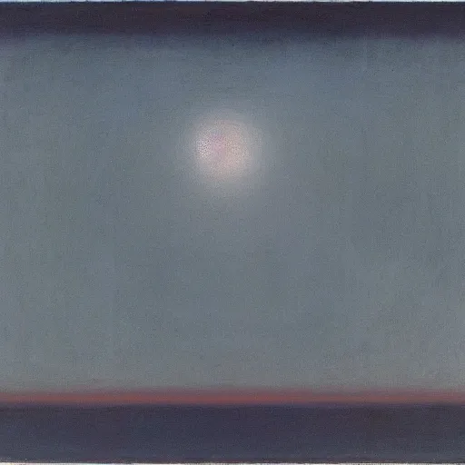 Image similar to the abstract painting'arctic void ', by caspar david friedrich, by rothko