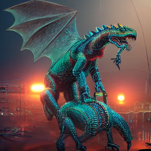 Image similar to a realistic robotic dragongly , industrial, rave, psycodelic, UHD,
