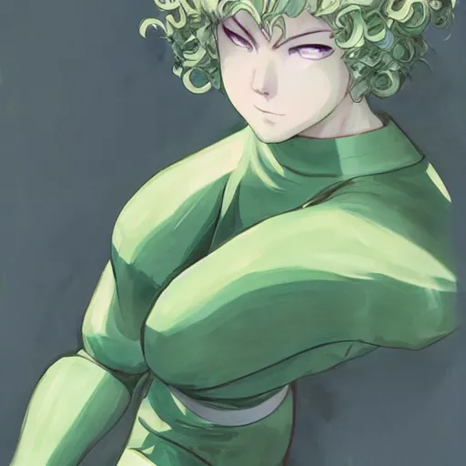 Image similar to tatsumaki from one punch man, art by makoto shinkai, ross tran, kuvshinov ilya, cushart krenz, wlop, detailed, sharp focus, intricate