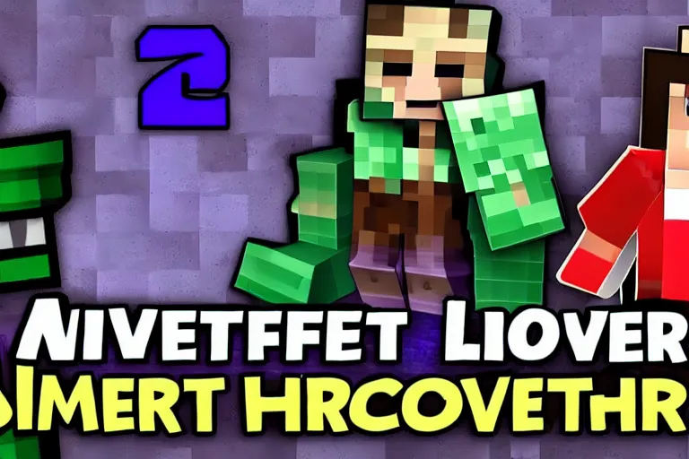 Image similar to 2 4 hours minecraft survival on 1 heart youtube thumbnail mrbeast