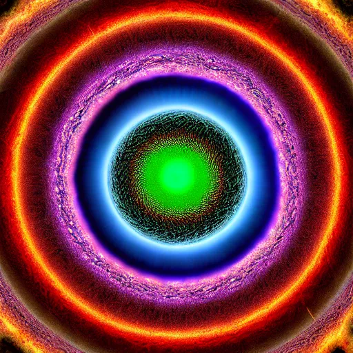 Image similar to fractals in an eyeball