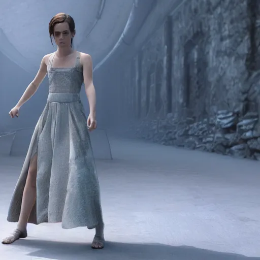 Image similar to full body of emma watson water, 8 k uhd, unreal engine, octane render in the artstyle of finnian macmanus, john park and greg rutkowski