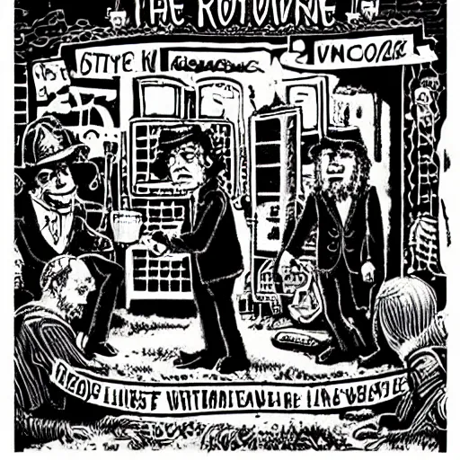 Image similar to “ Stevorix in the style of Robert Crumb”