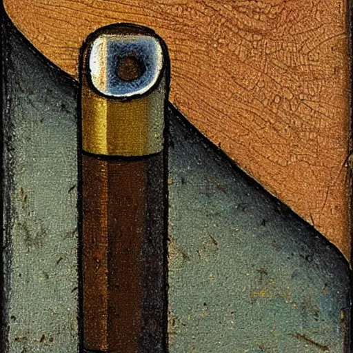 Image similar to ” an oil painting of a screwdriver, in the style of leonardo da vinci ”