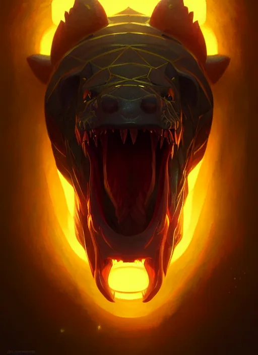 Image similar to symmetry!! portrait of renekton, league of legends, glowing lights!! intricate, elegant, highly detailed, digital painting, artstation, concept art, smooth, sharp focus, illustration, art by artgerm and greg rutkowski and alphonse mucha