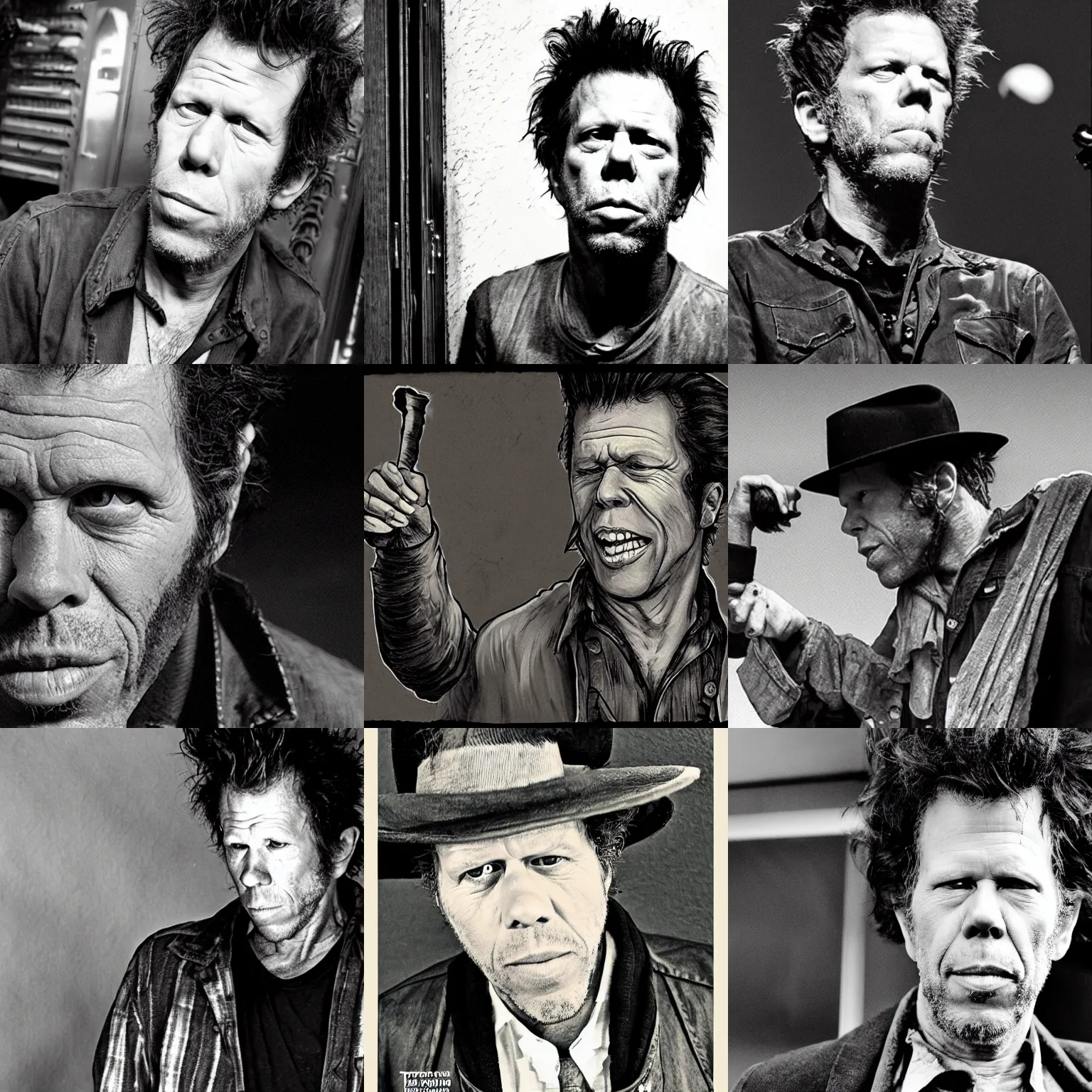 Prompt: tom waits entry for the monster manual