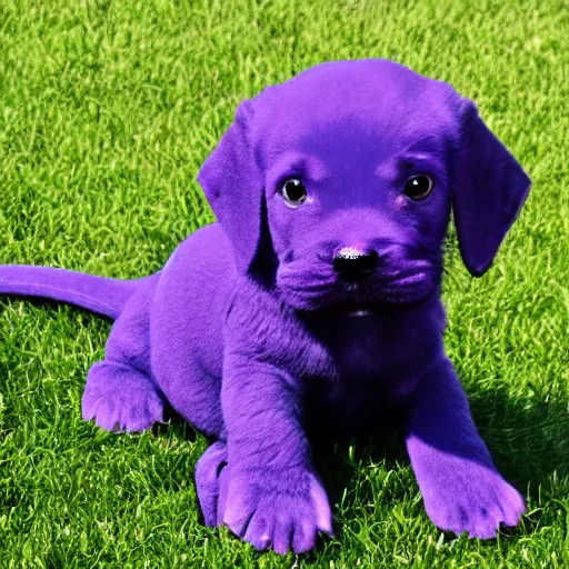 Image similar to purple puppy dragon