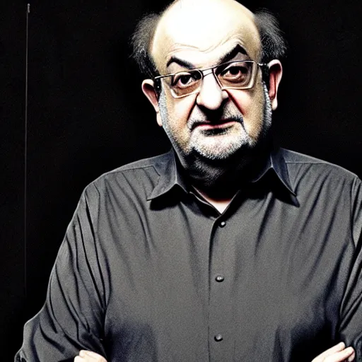 Image similar to warrior legend salman rushdie