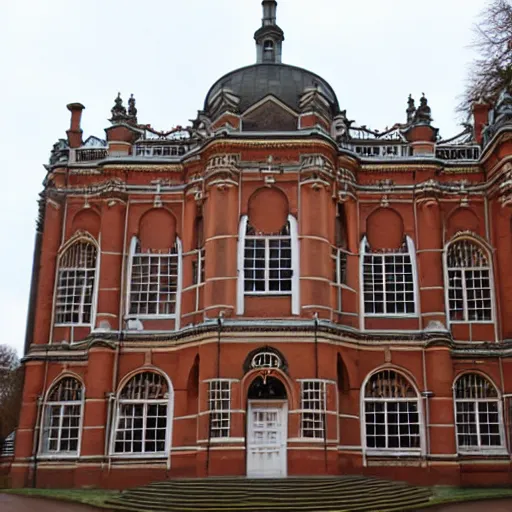 Image similar to Royal Holloway Building, winter