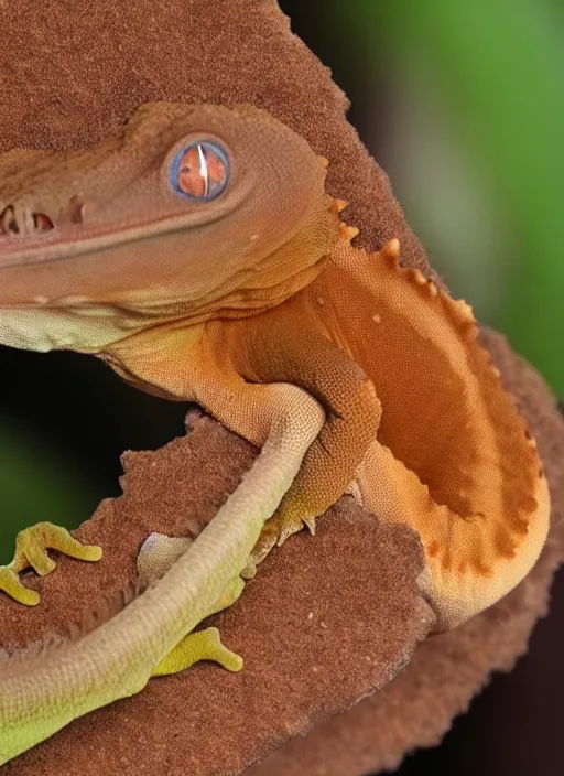 Image similar to a beautiful crested gecko