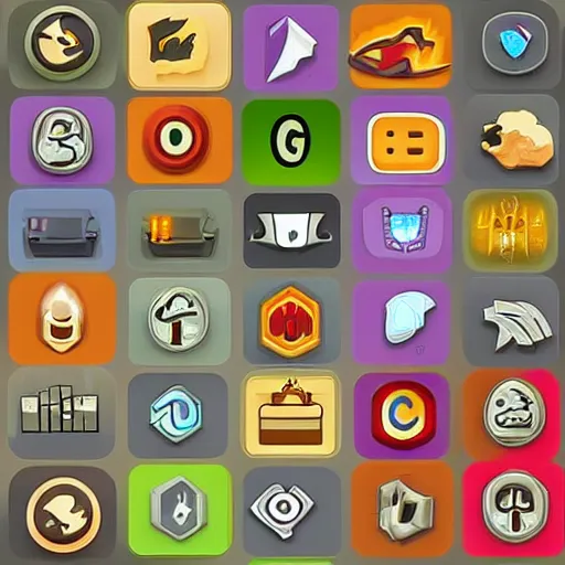 Image similar to Game Ability Icon UI Elements by Jay Tea