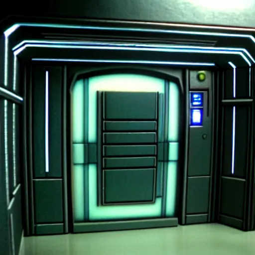 Prompt: realistic gate room from the tv show star gate sg - 1