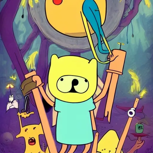 Prompt: Adventure Time cartoon