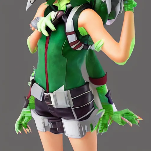 Image similar to female deku