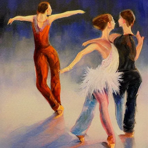 Image similar to dancers by elena vizerskaya