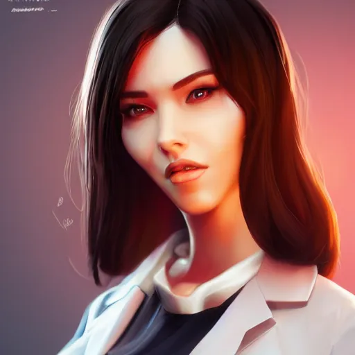 Prompt: a surgeon by artgerm, digital art, unreal engine 5, trending on artstation, deviantart, pinterest, rule of thirds, 4 k uhd image