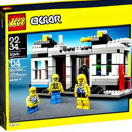 Image similar to lar - a - mago fbi raid lego set