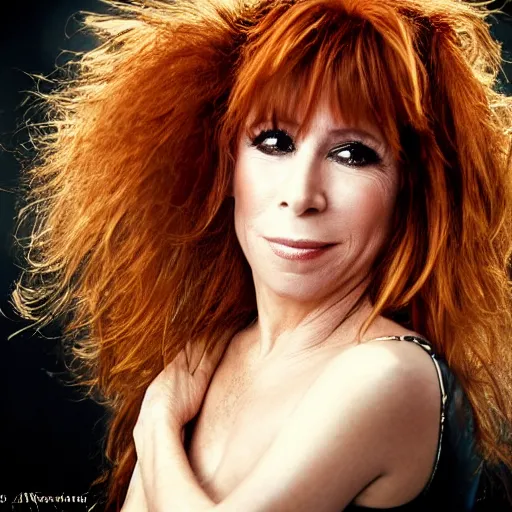 Prompt: a photography of mylene farmer as a new orleans madame