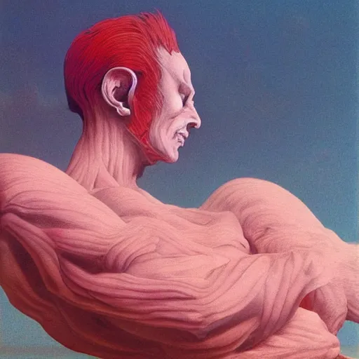 Image similar to hisoka made by zdzisław beksinski, detailed, high quality, 8 k