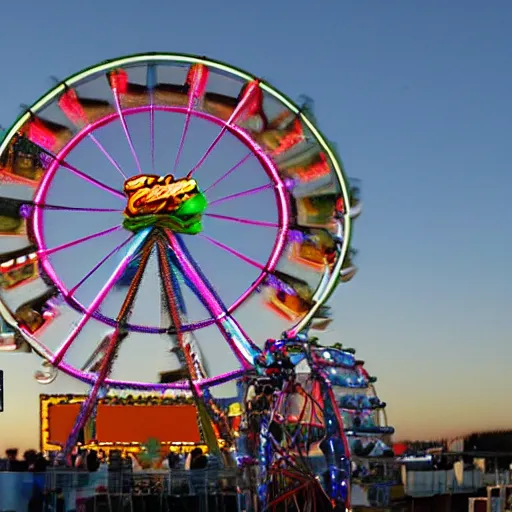 Image similar to Extreme scale ferris wheel