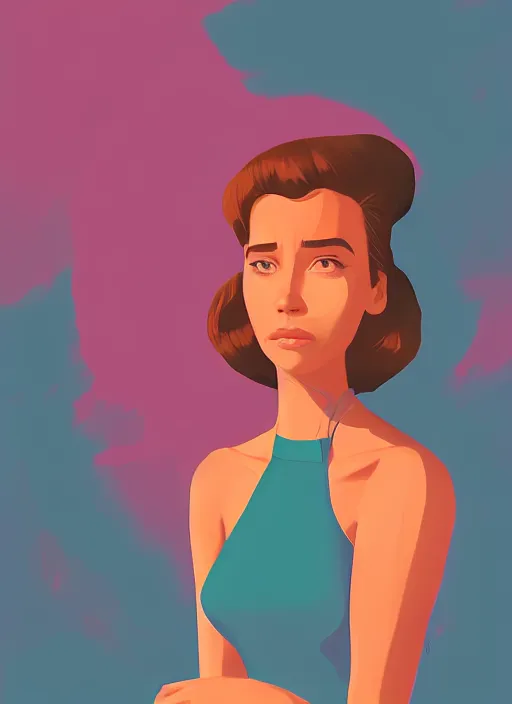 Image similar to a portrait of a pretty young lady by james gilleard