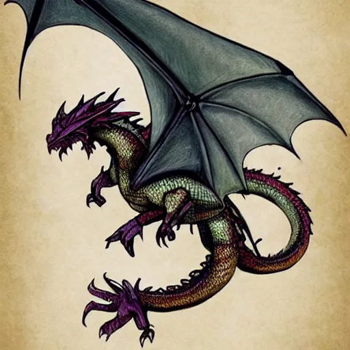 Prompt: a fantasy dragon, dragon, fantasy dragon, fantasy art dragon, d & d