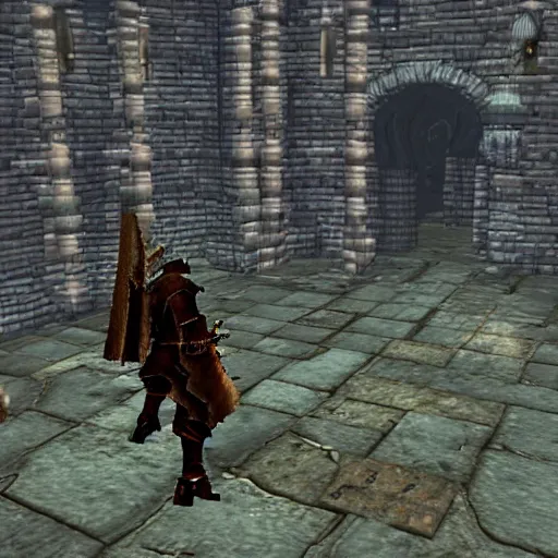 Image similar to Dark Souls in ps1 style