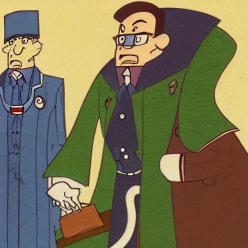 Prompt: concept art of doctor from the soviet cartoon