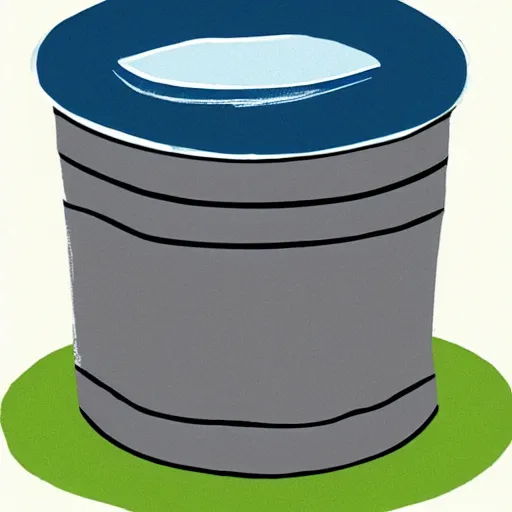 Image similar to illustration of a poo tin