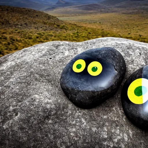 Nothing to see here just an angry rock with giant googly eyes and duct tape  eyebrows move along — Steemit