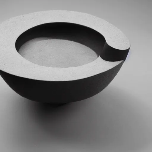 Prompt: an ashtray designed by isamu noguchi