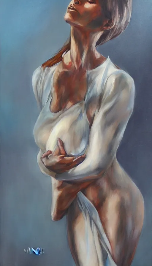 Prompt: The end of an organism, by Emilia Wilk