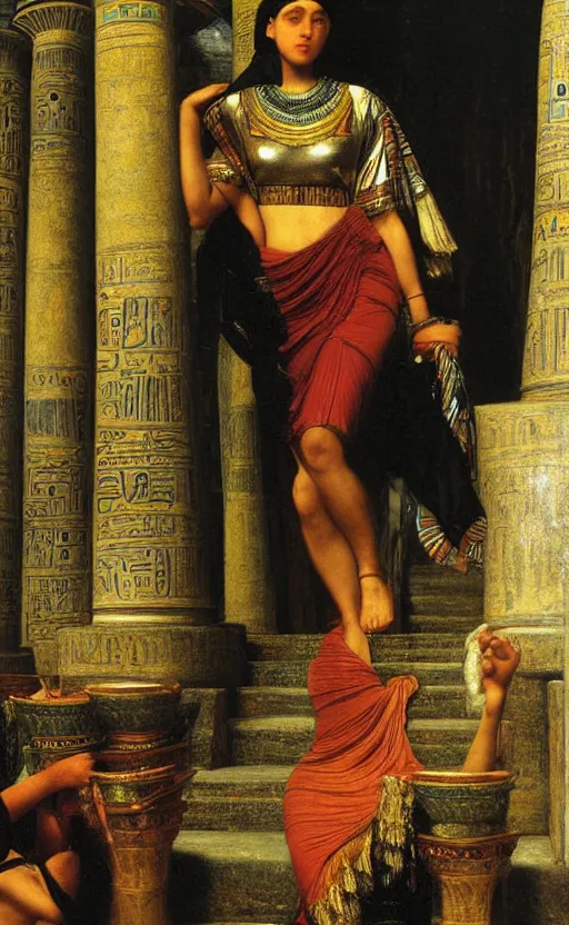 Image similar to egyptian golden age by edward john poynter