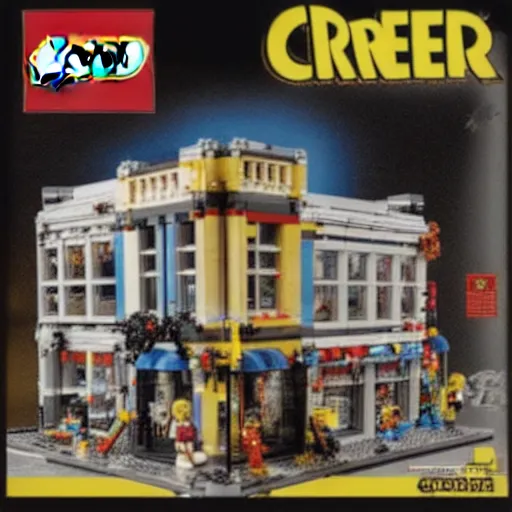 Image similar to Box art of a LEGO set for Credence Clearwater Revival