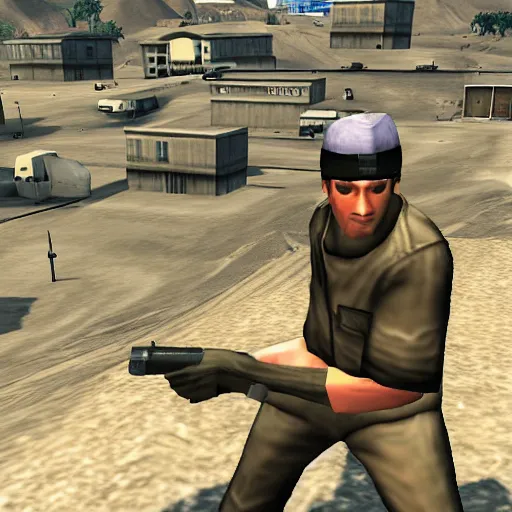 Image similar to solid snake in gta san andreas