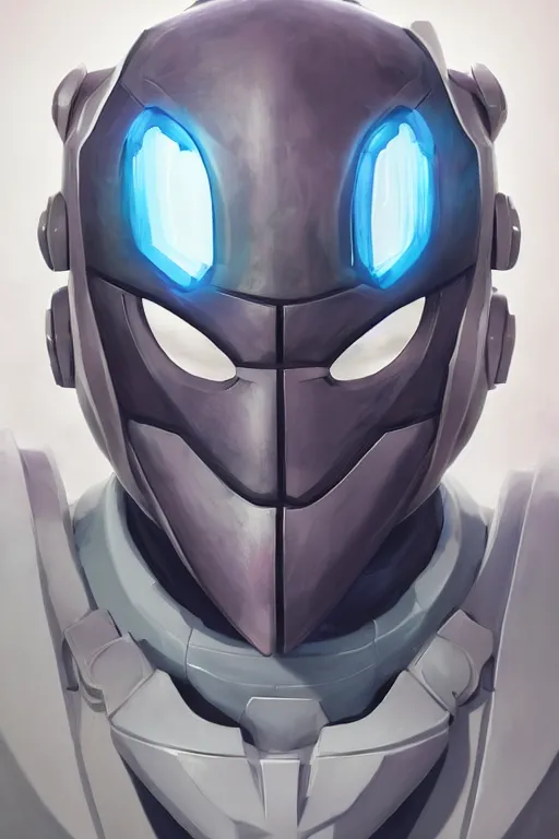 Image similar to epic mask helmet robot ninja portrait stylized as fornite style game design fanart by concept artist gervasio canda, behance hd by jesper ejsing, by rhads, makoto shinkai and lois van baarle, ilya kuvshinov, rossdraws global illumination radiating a glowing aura global illumination ray tracing hdr render in unreal engine 5