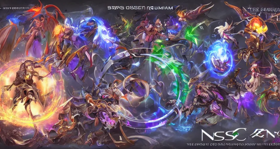 Image similar to the two complementary forces that make up all aspects and phenomena of life, BY NCSOFT
