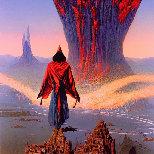 Image similar to ordinary evil man by bruce pennington and jeff easley, 8 k resolution