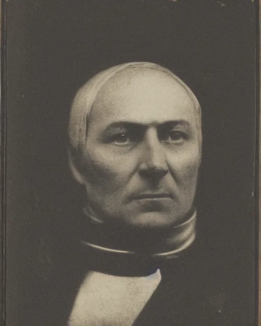 Prompt: Portrait Astartes by Louis Daguerre