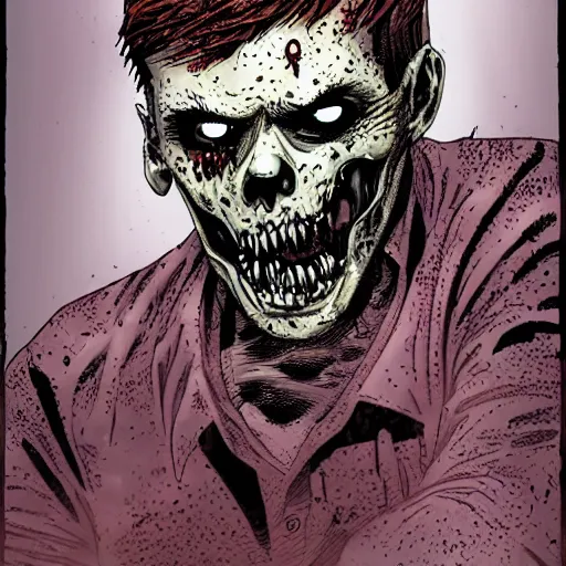 Prompt: zombie by robert kirkman