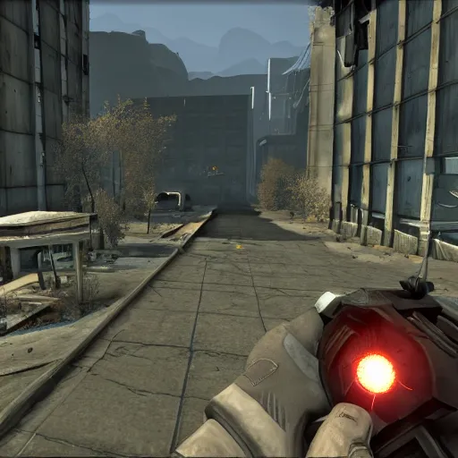 Image similar to Screenshot of Half-life 3