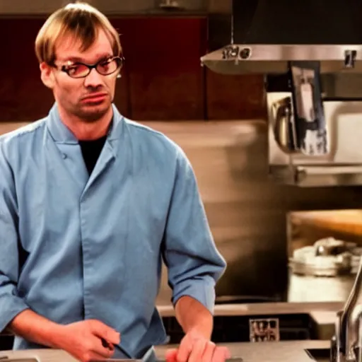 Image similar to jeffrey dahmer competing on hell's kitchen