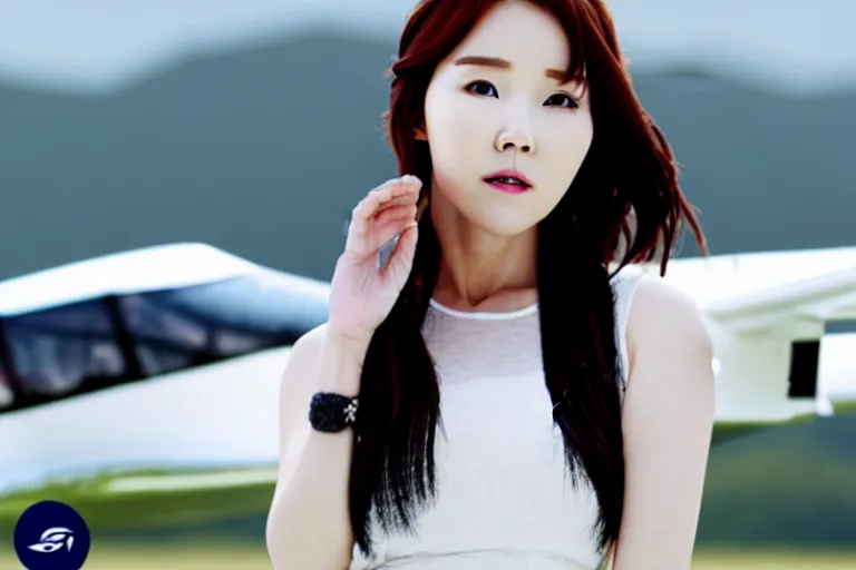 Image similar to Lee Ji-eun, cessna, realistic