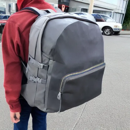Prompt: a gigantic backpack, craigslist photo