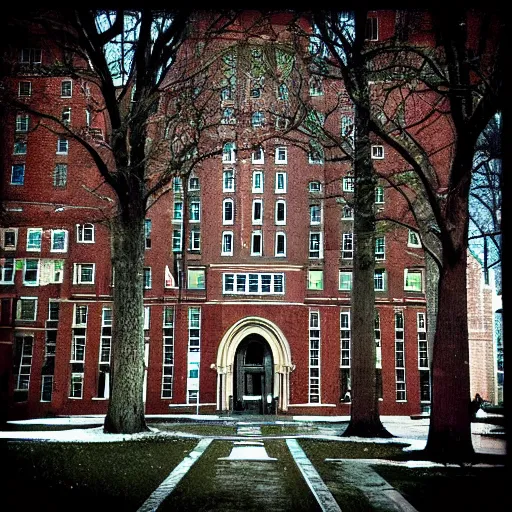 Image similar to “ dystopian boston college ”