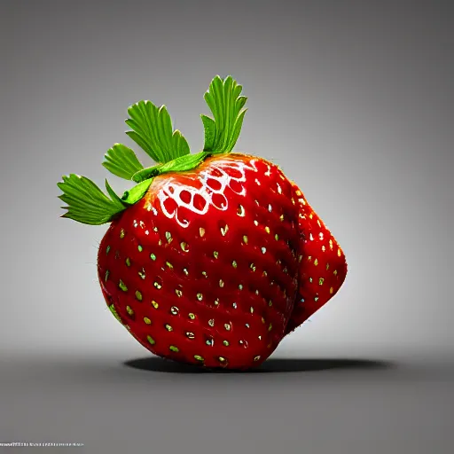Prompt: strawberry corgi : by michal karcz, guillermo del toro :, dynamic, particulate, intricate, elegant, highly detailed, centered, artstation, smooth, sharp focus, octane render