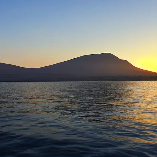 Image similar to sea of galilee at sunrise